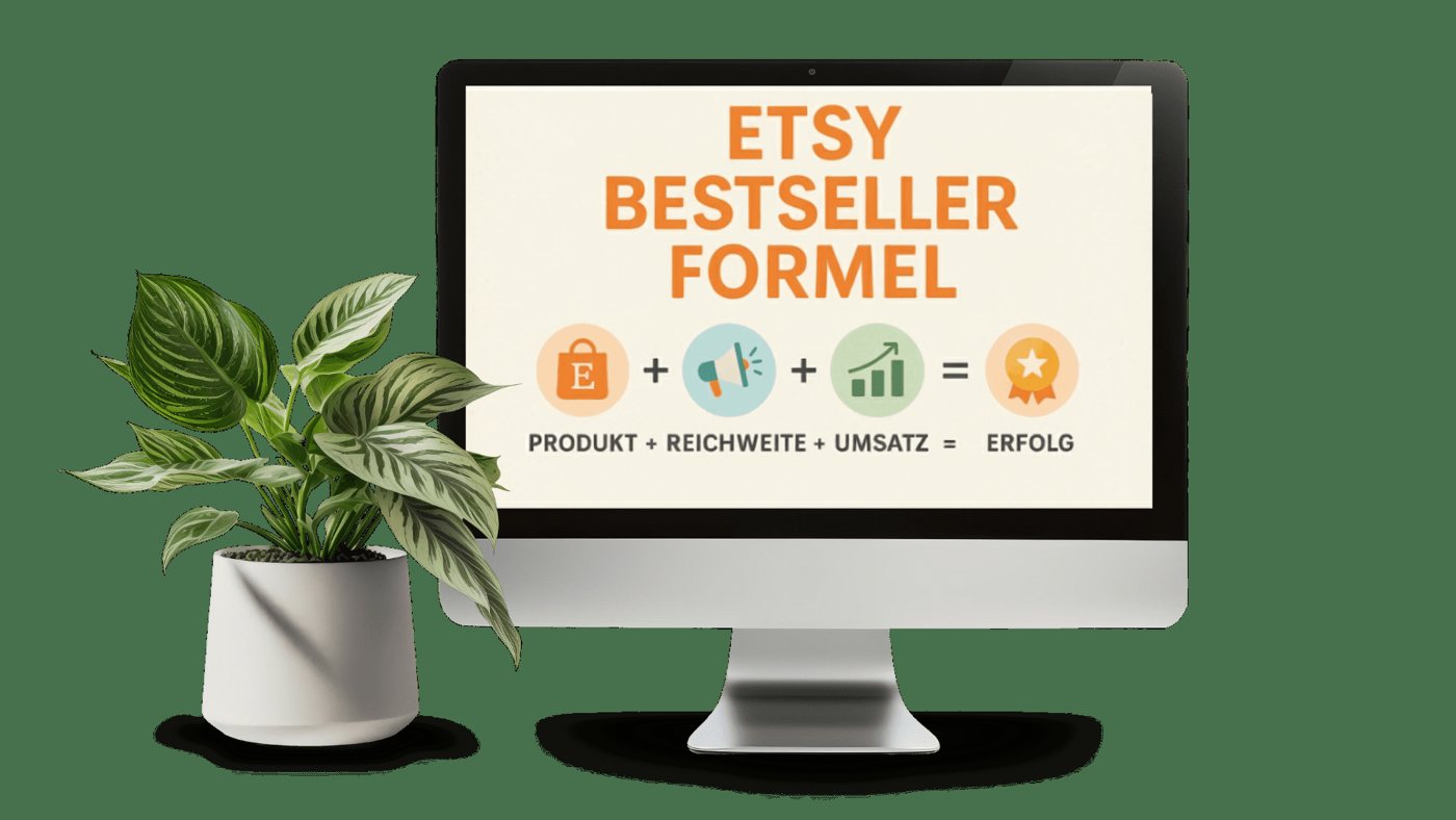 Etsy Bestseller Formel: Produkt plus Reichweite plus Umsatz gleich Erfolg